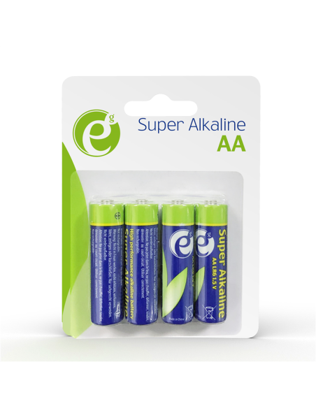 Pack 4 piles Alcaline AA LR06 - 1.5 V...