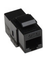 Traversée Keystone RJ45 F/F Cat. 6 UTP - Noir