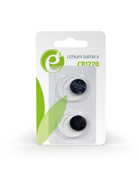 Pack 2 piles bouton CR1220 - 3 V - 40...