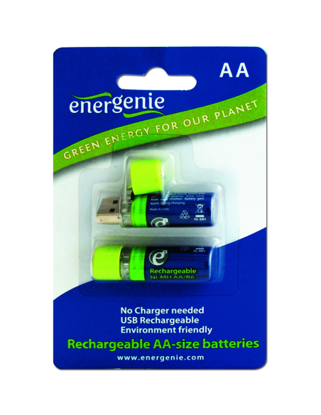 Blister 2 piles rechargeables AA LR6...