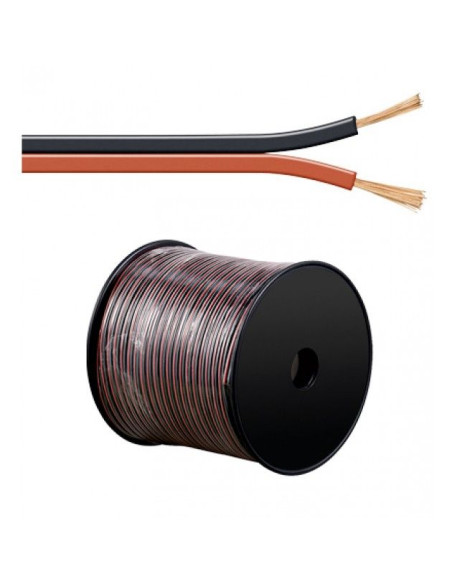 Câble Audio Noir & Rouge 2 x 0.75 mm²...