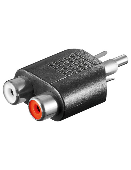 Adaptateur RCA M / 2 x RCA F