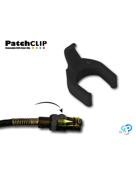 PatchClip - colour Clip - Black - 50 pcs