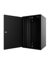 Coffret 19" Noir - 20U - Prof. 600 mm - Panneaux clés -...