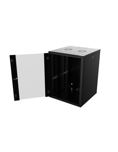 Coffret 19" Noir - 16U - Prof. 600 mm...