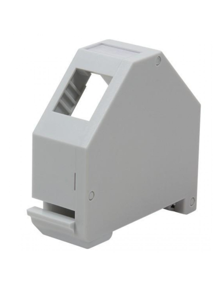 Adaptateur Keystone pour rail DIN - Gris