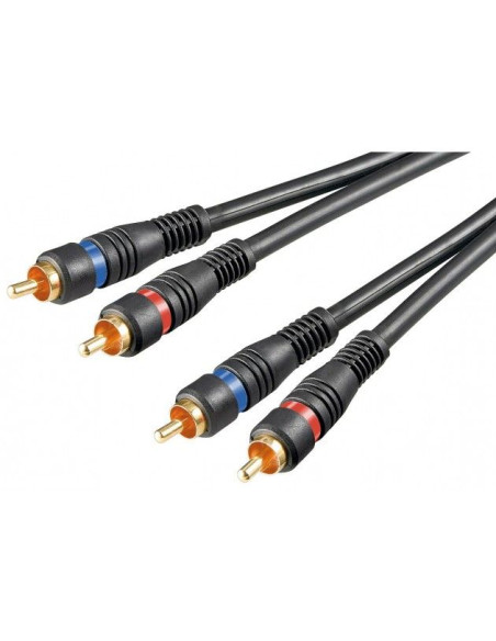 Cordon audio 2 RCA M / M - Contact Or...