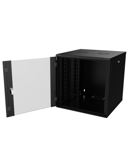 Coffret 19" Noir - 12U - Prof. 600 mm...