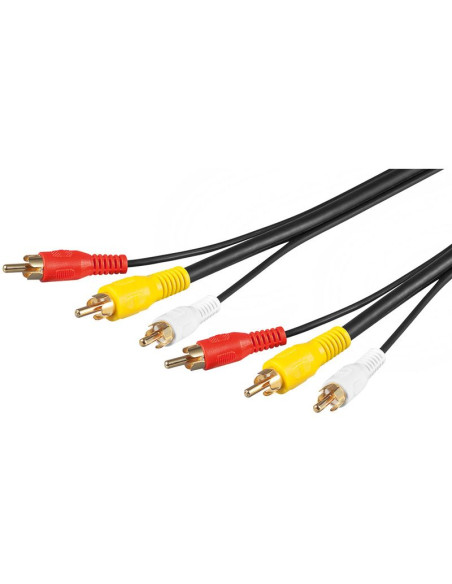 Cordon 3 x RCA M / M - Audio / Vidéo...