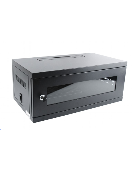 Coffret 19" 4U noir mural fixe...