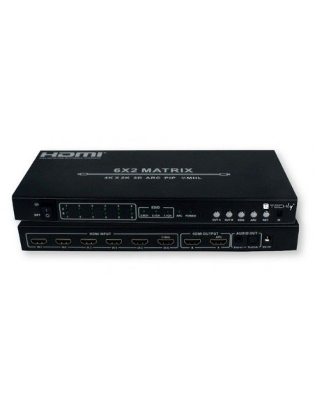Matrice 6 entrée, 2 sorties - HDMI 4K...