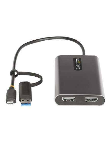 USB-C to Dual-HDMI Adapter 4K 60Hz PD