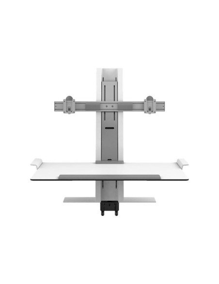 QuickStand Heavy Mount Lrg Plat&Crbar Wh