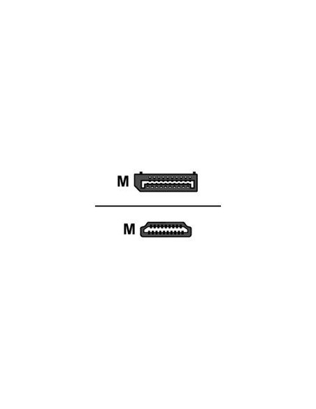 M/Connect 2 Rpl Cbl Display Port to HDMI