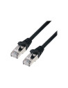 Eco patch cable Cat 6 F/UTP - 0.3m Black