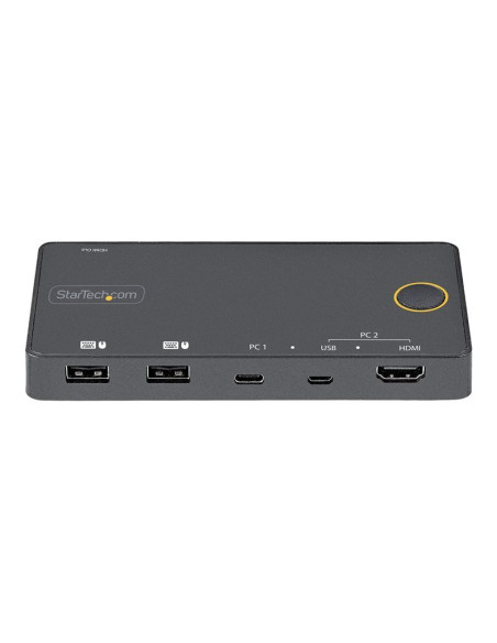 2 Port USB-A+HDMI/USB-C KVM Switch 4K