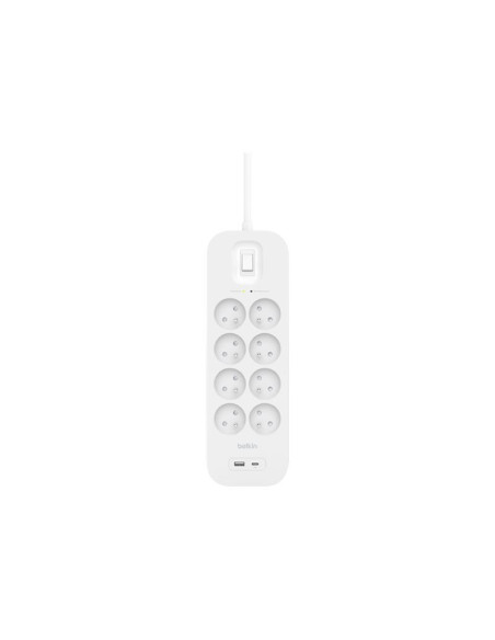 Surge Protection with USB C 8 Outlet