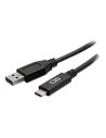 6in USB 3.0 USB-C TO USB-A M/M BLK