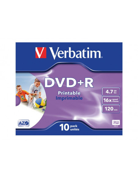 DVD+R/4.7GB 16x AdvAZO JC 10pk Photo Prt