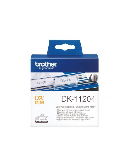 Dual label 400pc/roll 17x54 f QL-series