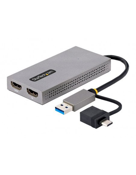 USB to Dual HDMI Adapter 4K30Hz+1080p