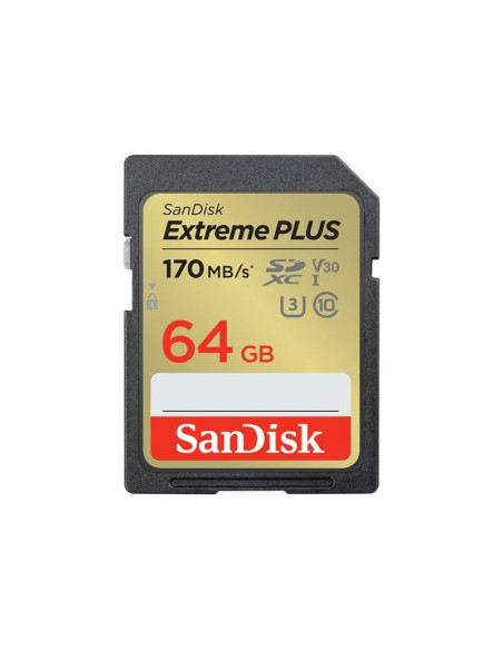 Extreme PLUS 64GB SDXC 170MB/s UHS-I C10
