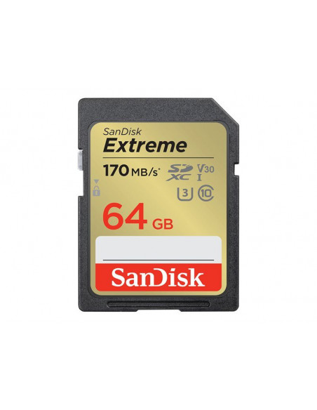 Extreme 64GB SDXC 170MB/s UHS-I C10 U3