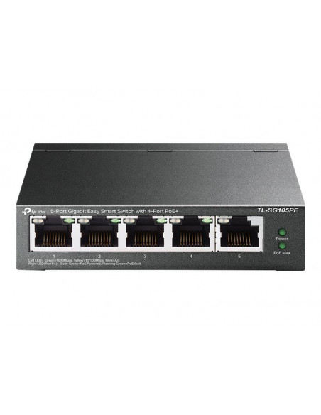 5-Port GB Smart Switch with 4-Port PoE+