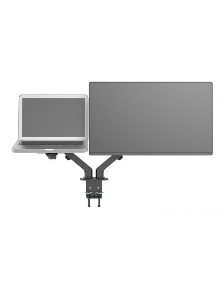 VISION Monitor Desk Arm Dual Matt Black