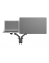 VISION Monitor Desk Arm Dual Matt Black