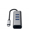 SATECHI Hub TypeC 3xUSB Ethernet Sp.Gray