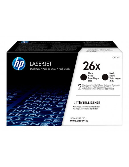 HP 26X HY Original LaserJet 2pk Black
