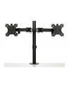 Monitor Arm - Dual - Crossbar - Steel