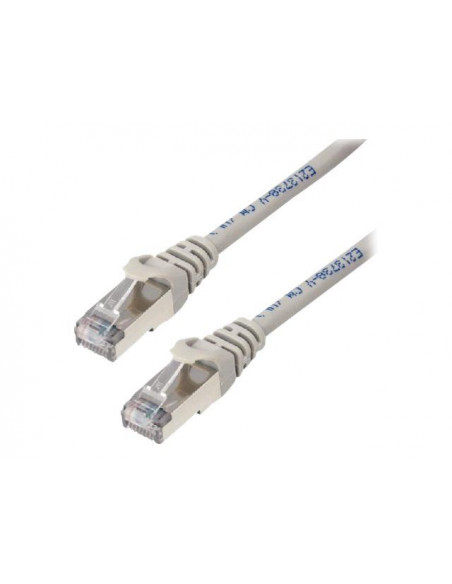 CAT6A F/UTP Patch cable 20m grey