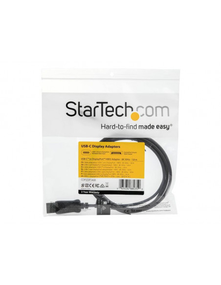 Adapter Cable - 8K USB-C to DP - 5.9 ft.