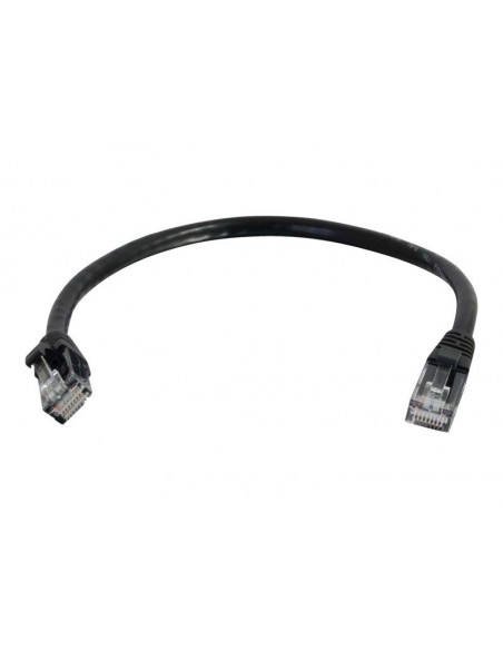 Cbl/0.3M Black CAT6 Snagless UTP Patch