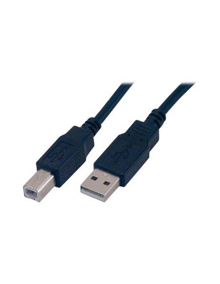 USB 2.0 cable A/B plug - 5m Black
