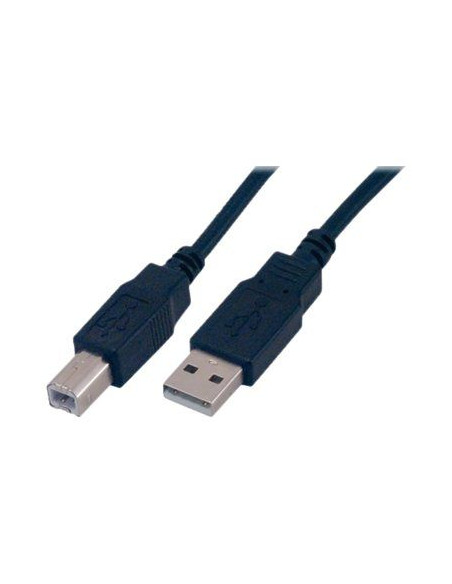 USB 2.0 cable A/B plug - 3m Black