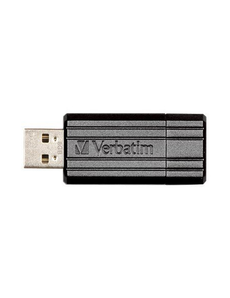 USB Memory/8GB Pinstripe Black