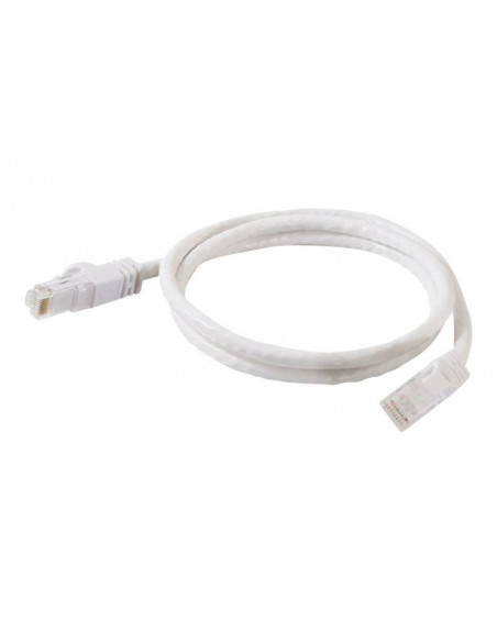 Cbl/5M White CAT6 PVC Snagless UTP Patch