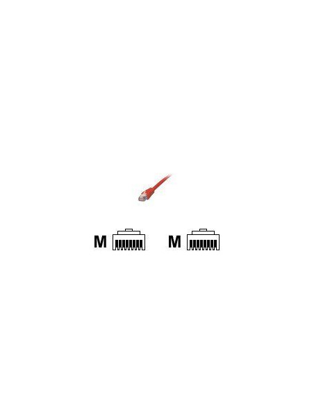 CABLE RJ45 Armoured 1M CAT6 Red