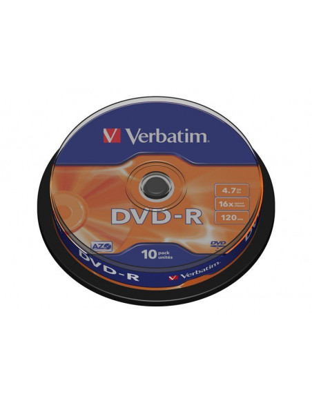 DVD-R/4.7GB 16xspd ADVANCEDAZO10 Spindle