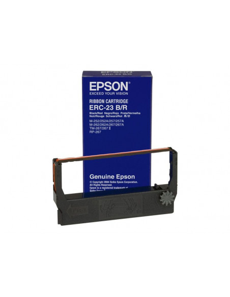 Ribbon/ERC23BR Cartridge BK/RD