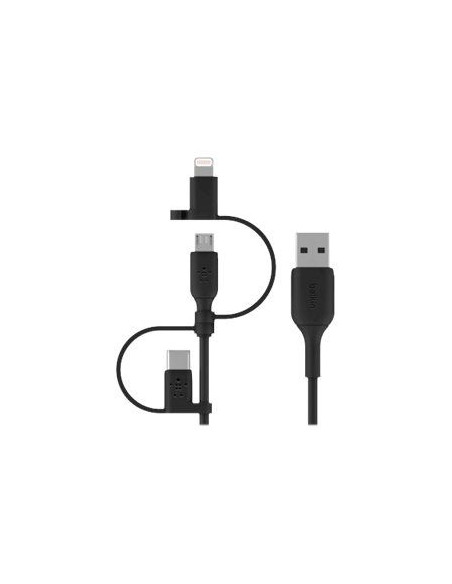 Belkin UNIVERSAL CABL MUSB LTG USBC BLK