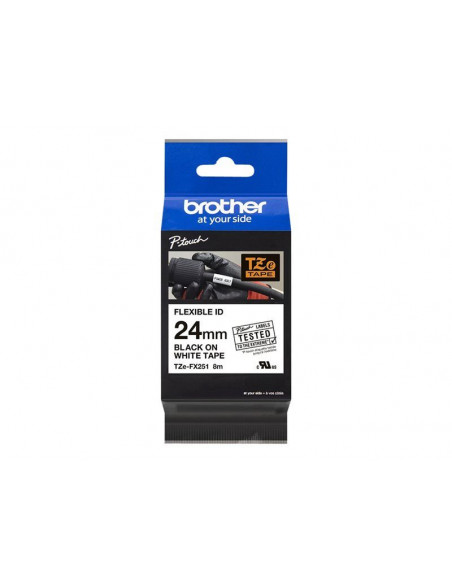 Tape/24mm black on white f P-Touch