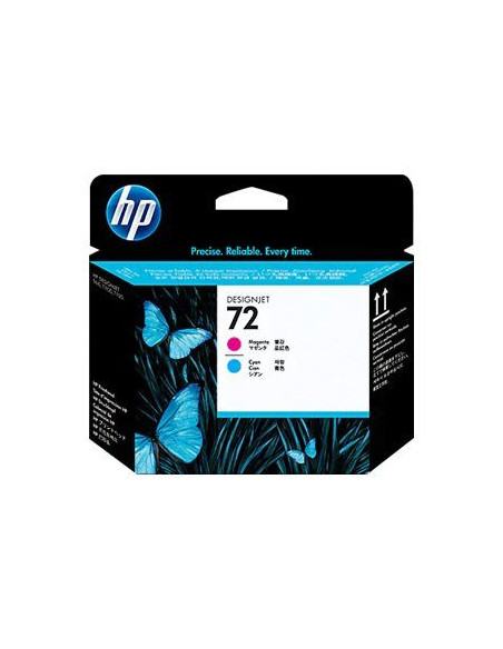 HP No72 Magenta and Cyan Printhead