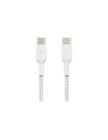 USB-C to USB-C Cable Braided 1M White