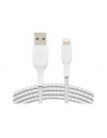 Lightning to USB-A Cable Braided 1M Whit