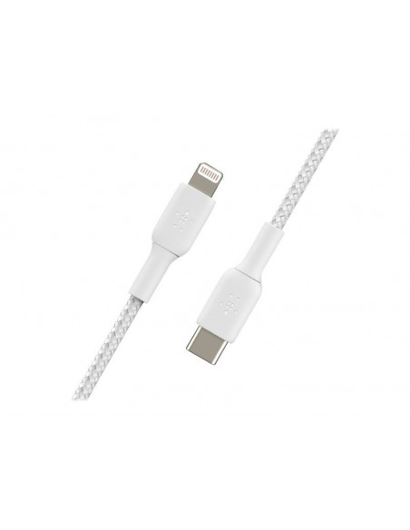 Lightning to USB-C Cable Braid 2M White