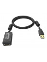 VISION 5m Black USB 2.0 extension cable